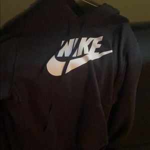 black nike hoodie